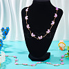 1M Handmade Acrylic Butterfly Link Chains CHC-TA0001-24A-6