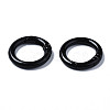 Spray Painted Eco-Friendly Alloy Spring Gate Rings PALLOY-T080-01A-NR-2