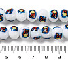 Printing Glass Beads for Necklaces Bracelets Making GLAA-B020-02A-09-5