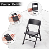 Cute Mini Plastic Foldable Chair DJEW-WH0015-79A-4