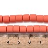 Handmade Polymer Clay Bead Strands X-CLAY-ZX006-01-37-4