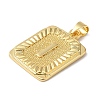 Rack Plating Brass Pendants KK-B092-42G-I-2
