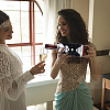 Organza & Cloth Bride and Groom Full Dress Wine Bottle Cover AJEW-DR0001-67-5