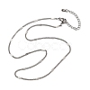 2MM 304 Stainless Steel Curb Chain Necklaces NJEW-T016-13P-4