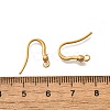 304 Stainless Steel Rhinestone Earring Hooks STAS-D310-01G-04-3