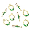 10Pcs Zinc Alloy Enamel Toggle Clasps FIND-CJ0004-98-8