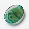 Natural Green Agate Cabochons X-G-F296-08-30x40mm-3