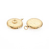 Ion Plating(IP) 304 Stainless Steel Pendant Enamel Settings STAS-N097-140-2