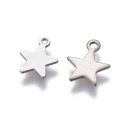 Tarnish Resistant 304 Stainless Steel Charms STAS-G190-27P-A-1