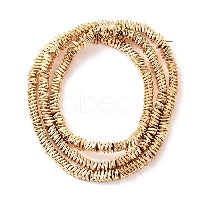 Electroplated Synthetic Non-magnetic Hematite Beads Strands X-G-G849-07A-LG-1