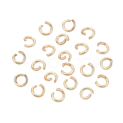 304 Stainless Steel Open Jump Rings STAS-Q113-3x0.6mm-G-01-1