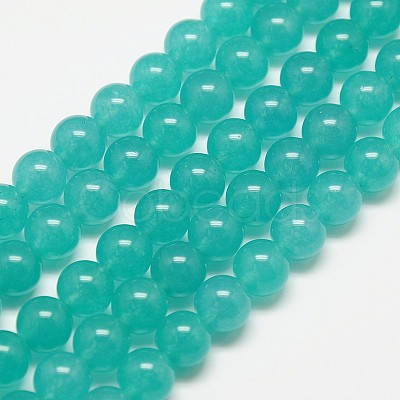 Natural Malaysia Jade Bead Strands G-M101-8mm-05-1