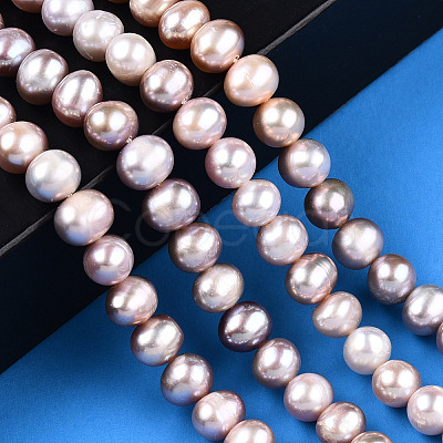 Natural Cultured Freshwater Pearl Beads Strands PEAR-N013-06S-1