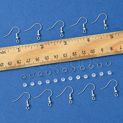 60Pcs Brass Earring Hooks DIY-FS0007-60P-1