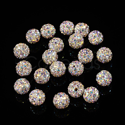 Czech Glass Rhinestones Beads RB-E482-6mm-101-1