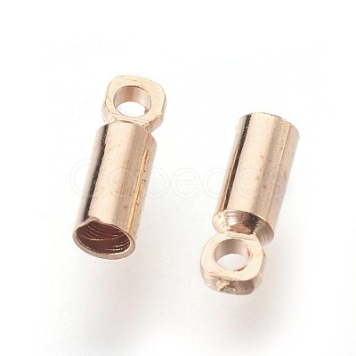 Brass Cord Ends X-KK-F768-04LG-1