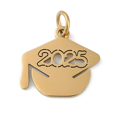 304 Stainless Steel Pendants STAS-L279-016G-1