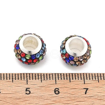 Rondelle Polymer Clay European Beads FIND-U001-01D-1