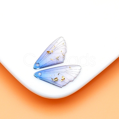 Transparent Resin Pendants RESI-TAC0005-023A-13-1