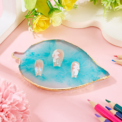 1Pc Resin Imitation Agate Color Palette MRMJ-TA0001-47C-1