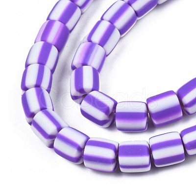 Handmade Polymer Clay Bead Strands CLAY-T020-12A-1