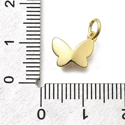 Brass Enamel Charms KK-Z093-07G-01-1