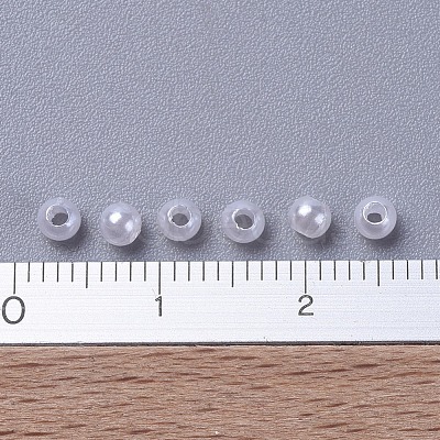 Imitated Pearl Acrylic Beads X-PACR-3D-1-1
