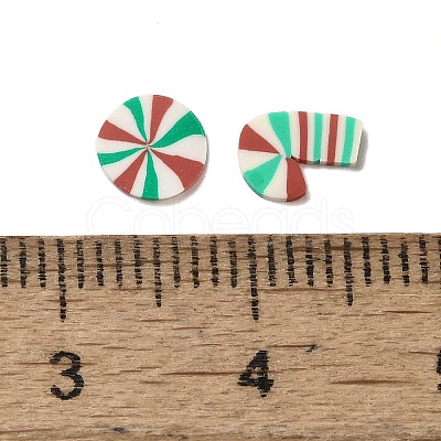 Christmas Theme Handmade Polymer Clay Sprinkles Mix X-CLAY-F005-03-1