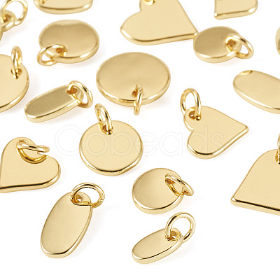 18Pcs 9 Styles Brass Charms KK-TA0008-57-1