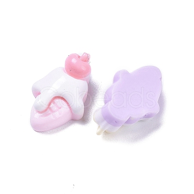 Opaque Cute Resin Decoden Cabochons RESI-B024-01B-1