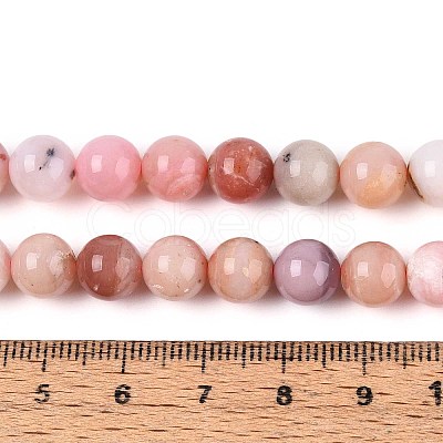 Natural Pink Opal Beads Strands G-S333-8mm-017-01-1