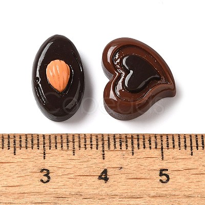 Opaque Resin Imitation Food Decoden Cabochons RESI-M041-11-1