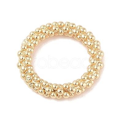 Brass Closed Jump Rings KK-S369-02G-03-1