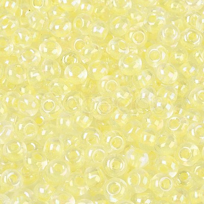 FGB Inside Colours Transparent Glass Seed Beads SEED-T009-01I-1