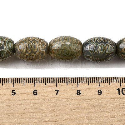 Tibetan Style dZi Beads Strands G-S389-A11-1
