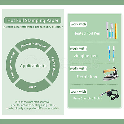 Stamping Foil Paper DIY-WH0430-182A-1