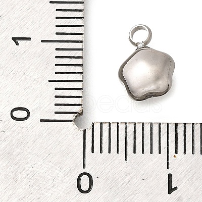 304 Stainless Steel Pendants STAS-Q346-02P-07-1