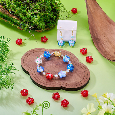 10Pcs Handmade Lampwork Beads LAMP-TADJ0001-01E-1