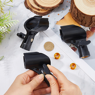 Plastic Adjustable Microphone Clip Holder for Mic Stand FIND-WH0366-305-1