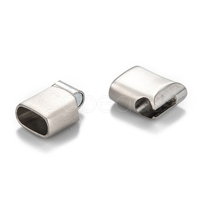Tarnish Resistant 316 Surgical Stainless Steel Magnetic Clasps with Glue-in Ends STAS-F269-01MP-1
