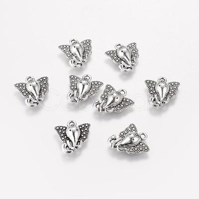 Tibetan Style Alloy Pendants X-TIBEP-E102-AS-1