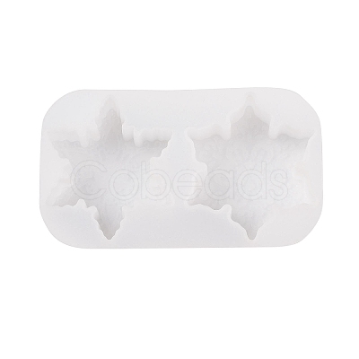 Christmas Theme DIY Snowflake Shape Silicone Candle Molds LS-SIMO-P010-B02-1