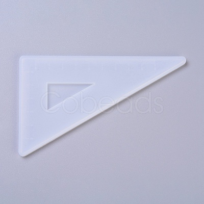 DIY Triangle Ruler Silicone Molds X-DIY-G010-67-1