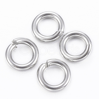 Tarnish Resistant 304 Stainless Steel Open Jump Rings STAS-H555-11P-1
