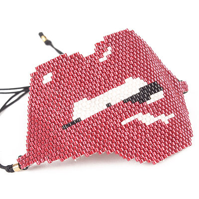 Bohemian Style Glass Seed Beads Braided Bead Bracelets for Women EW8497-2-1