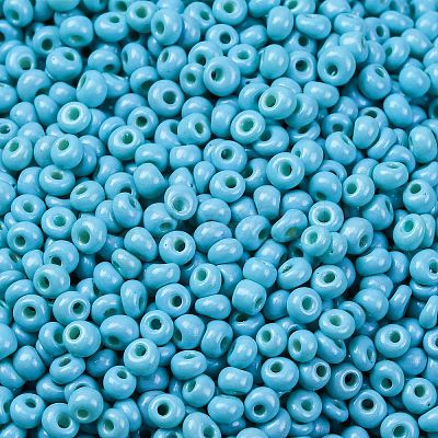 8/0 Baking Paint Glass Seed Beads SEED-M012-02A-46-1