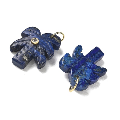 Dyed Natural Lapis Lazuli Carved Pendants GG-CBA67BD-02G-G-1