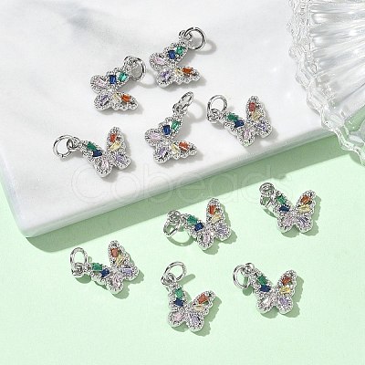 SHEGRACE Brass Pave Clear Cubic Zirconia Pendants XGRQ3Q921-628P-A-1