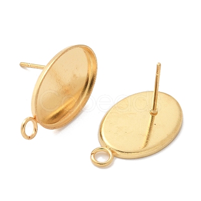 304 Stainless Steel Stud Earring STAS-C117-07G-1
