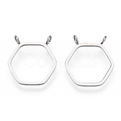 Non-Tarnish 304 Stainless Steel Pendants STAS-T064-08P-1